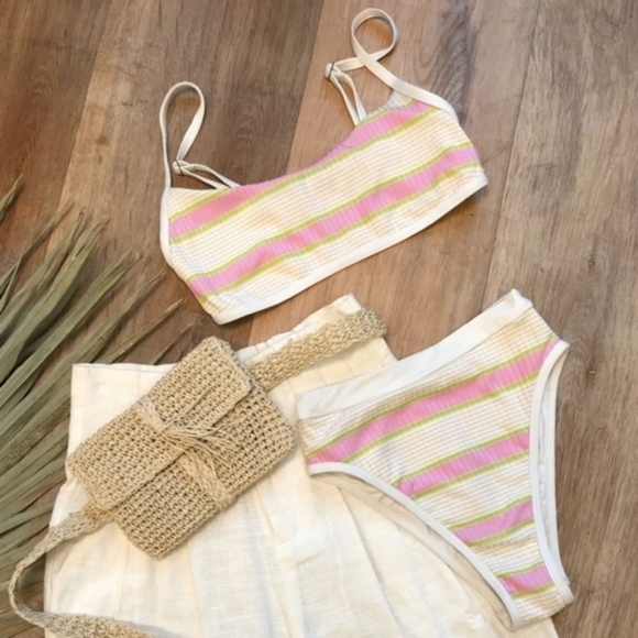 L*Space Gemma Frenchi Bikini Set Top Bottoms - Picture 15 of 16